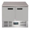 Picture of Polar G-Series Double Door Counter Fridge with Granite Work Top 240Ltr