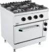 Picture of CombiSteel Base 900 Freestanding Gas Stove 4 Burner With 6 kW Electric Oven