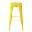 Picture of Bolero Bistro Yellow Steel High Stool (Pack of 4) - CH999