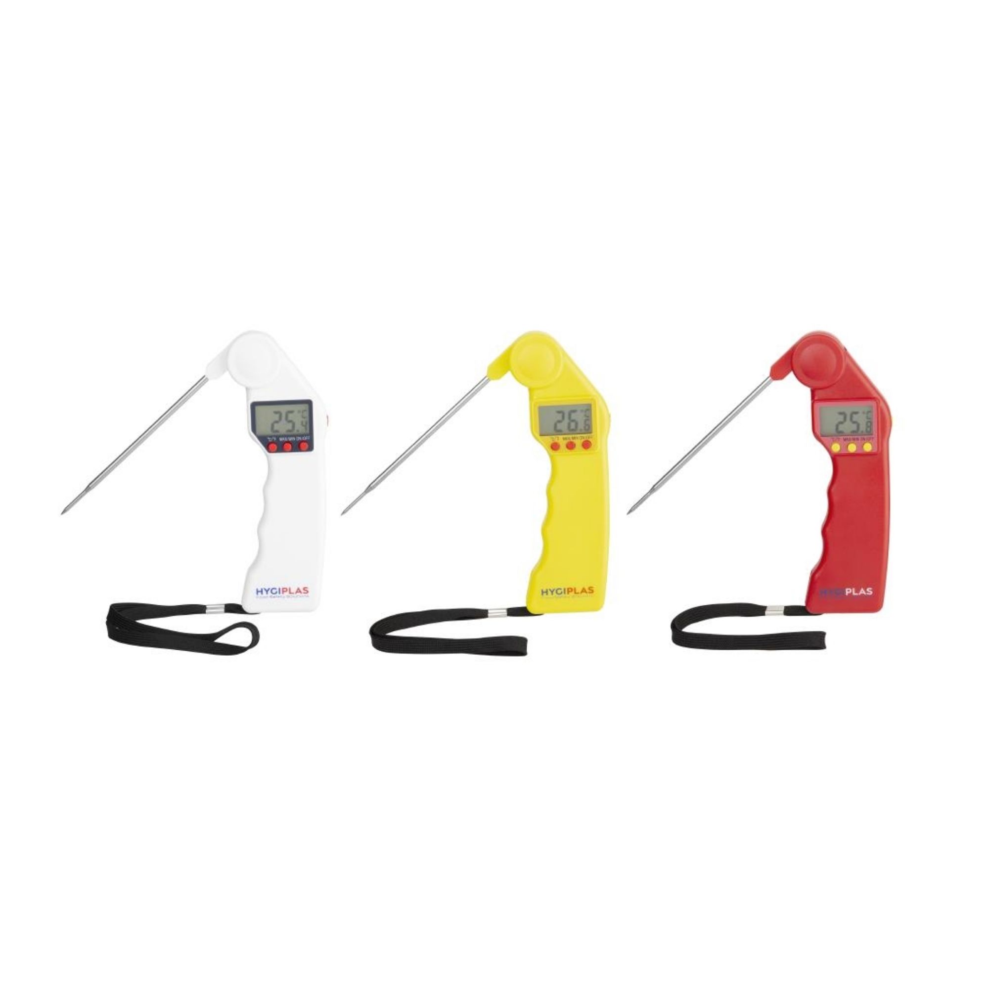 Picture of Hygiplas Easytemp Colour Coded Yellow Thermometer
