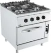 Picture of CombiSteel Base 900 Freestanding Gas Stove 4 Burner With Gas Oven