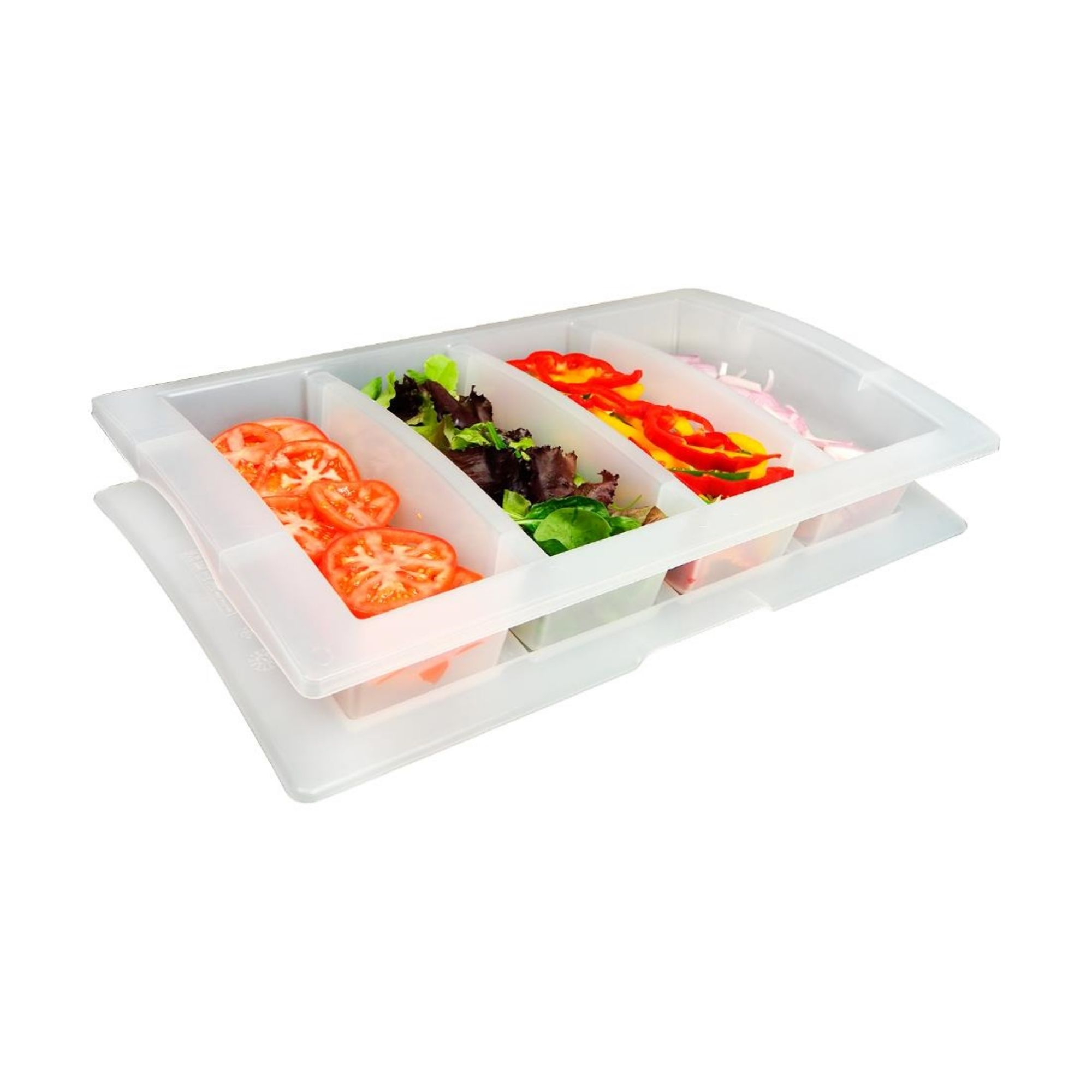 Picture of Araven 4 Compartment Food Box with Lid GN1/1