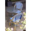 Picture of Bolero Parisian Style Rattan Side Chair Blue (Pack of 2)