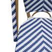 Picture of Bolero Parisian Style Rattan Side Chair Blue (Pack of 2)