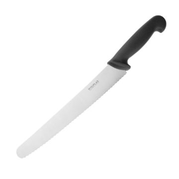 Picture of Hygiplas Serrated Pastry Knife Black 25.4cm