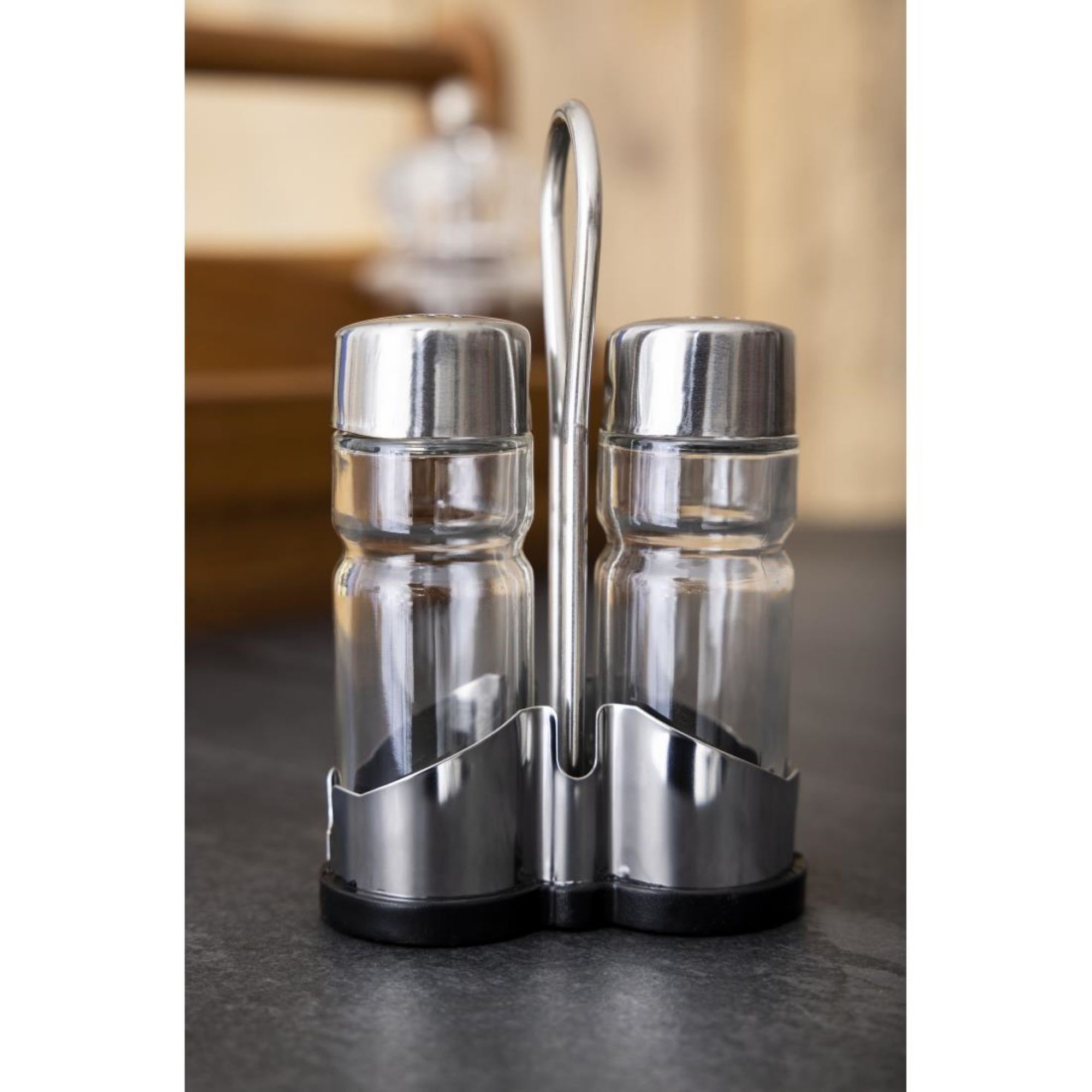 Picture of APS Salt and Pepper Cruet Set and Stand