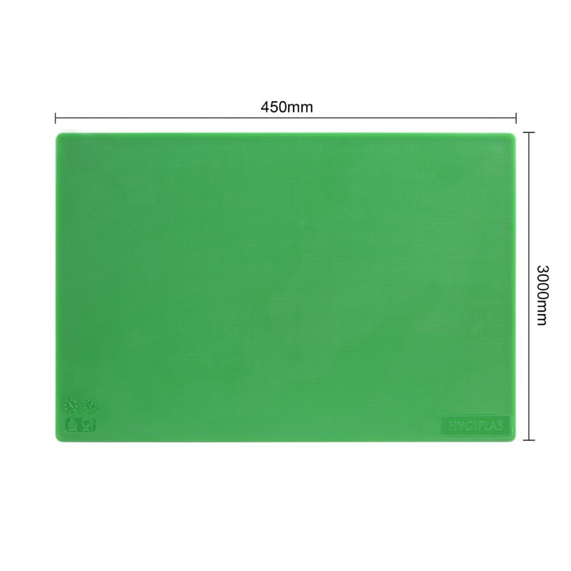 Picture of Hygiplas Low Density Antibacterial Chopping Board Set 450x300x10mm (Pack of 7)