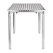 Picture of Bolero Steel and Aluminium Square Leg Table 600mm