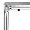Picture of Bolero Steel and Aluminium Square Leg Table 600mm