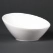 Picture of Olympia Lumina Oval Sloping Bowls White 148mm (6 pack)
