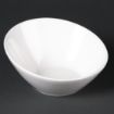 Picture of Olympia Lumina Oval Sloping Bowls White 148mm (6 pack)