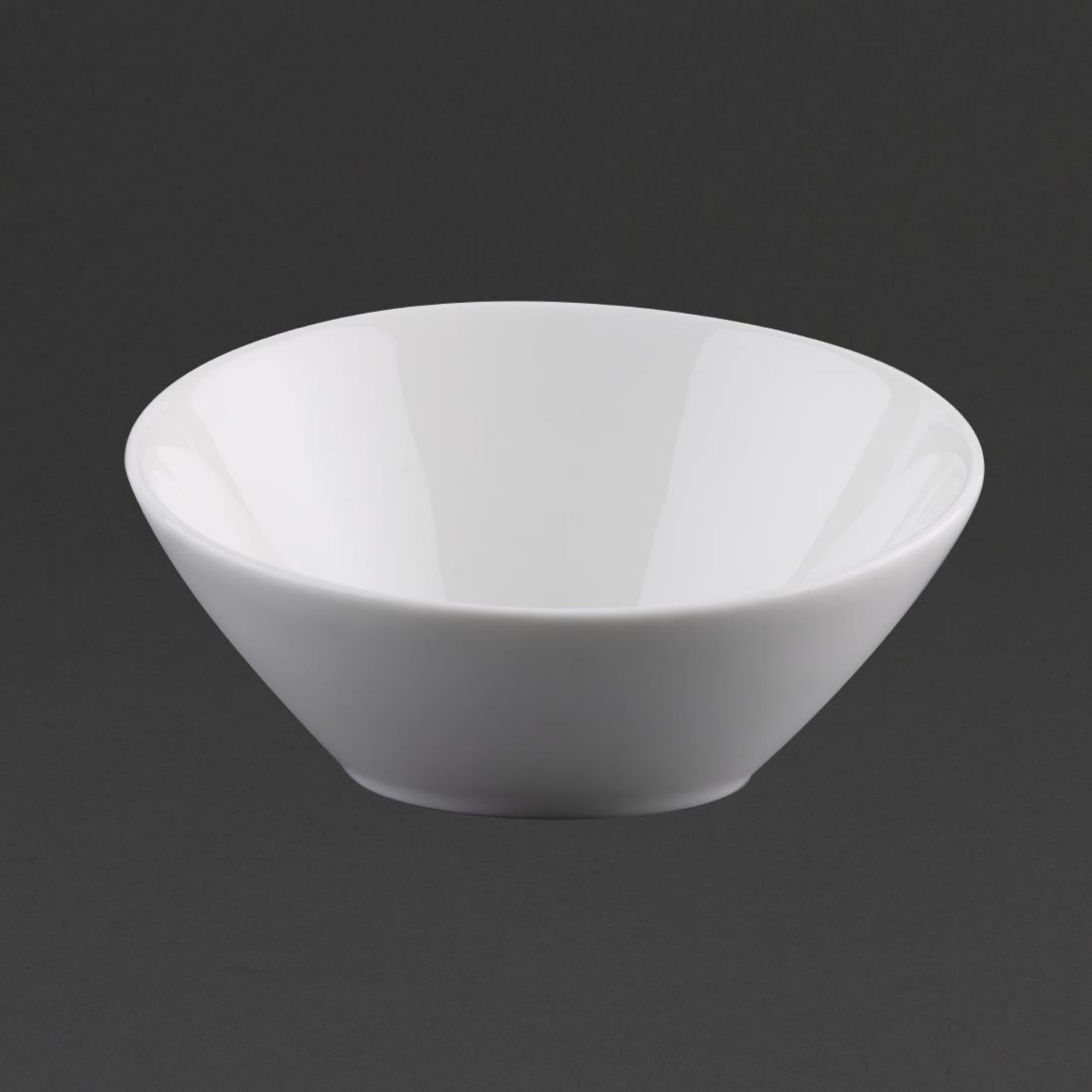 Picture of Olympia Lumina Oval Sloping Bowls White 148mm (6 pack)