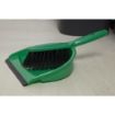 Picture of Jantex Soft Dustpan and Brush Set Green