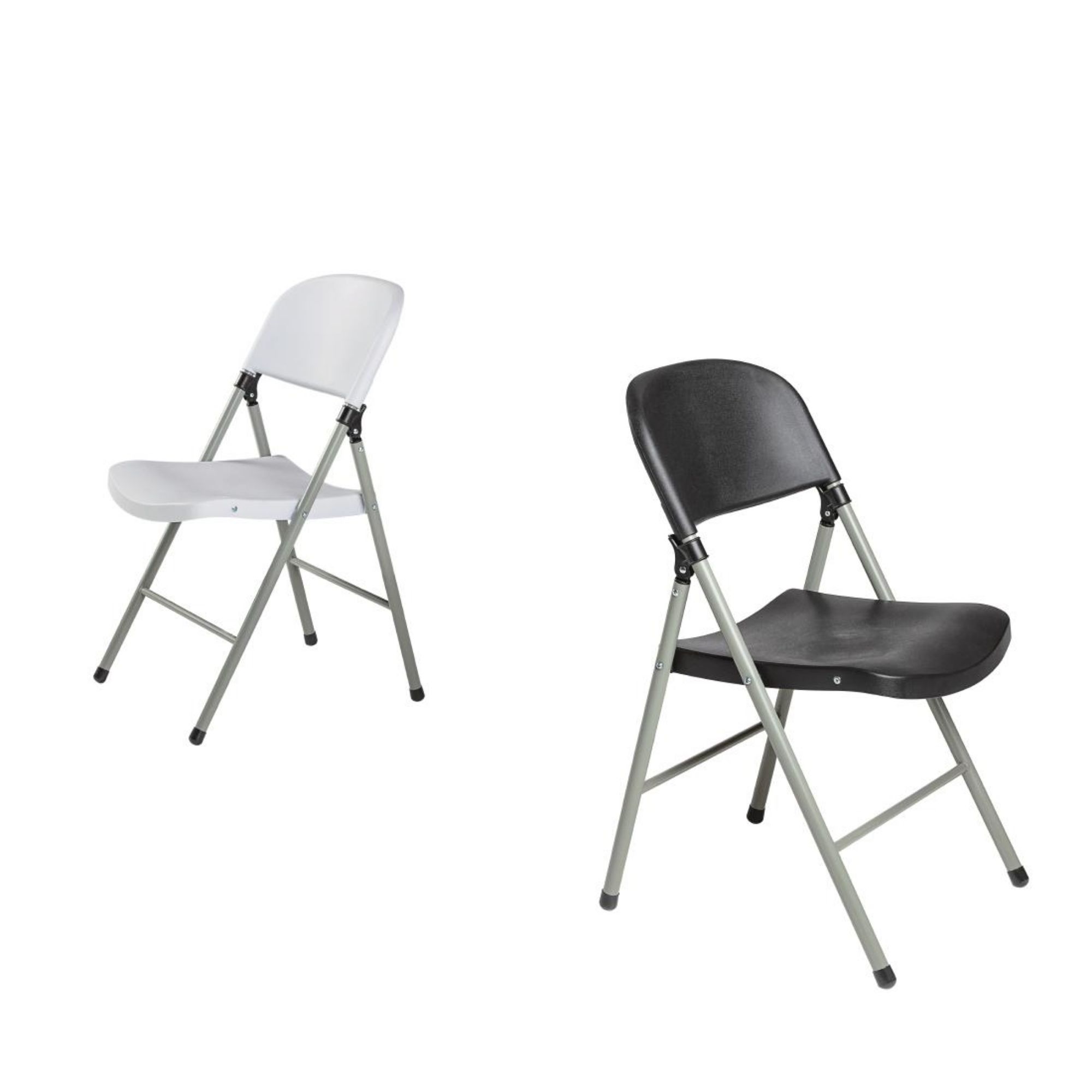 Picture of Bolero Foldaway Utility Chairs Black (Pack of 2)