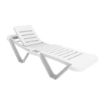 Picture of Polypropylene Sun Loungers White (Pack of 2)