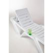 Picture of Polypropylene Sun Loungers White (Pack of 2)