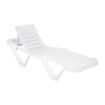 Picture of Polypropylene Sun Loungers White (Pack of 2)