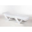 Picture of Polypropylene Sun Loungers White (Pack of 2)