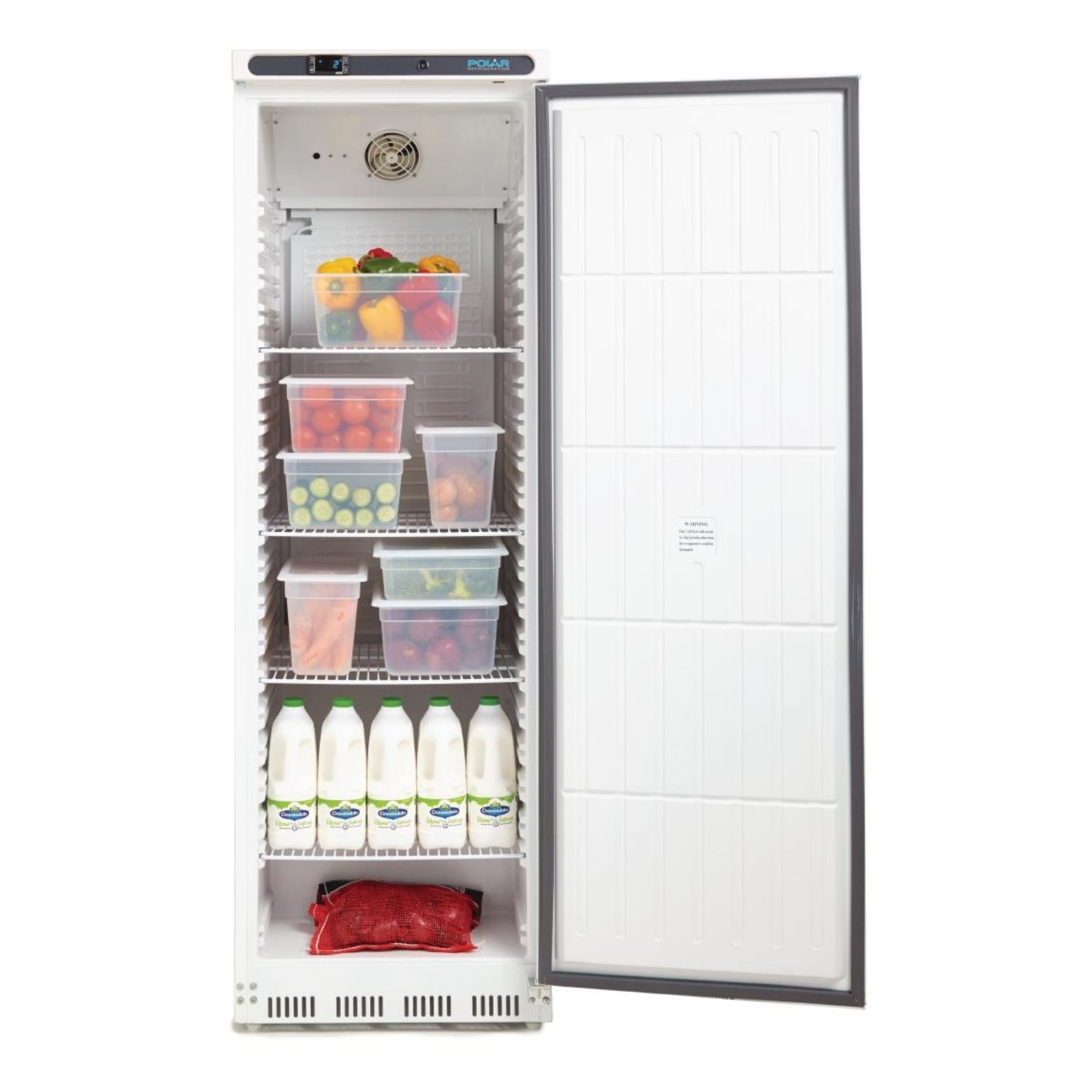 Picture of Polar C-Series Upright Fridge White 400Ltr