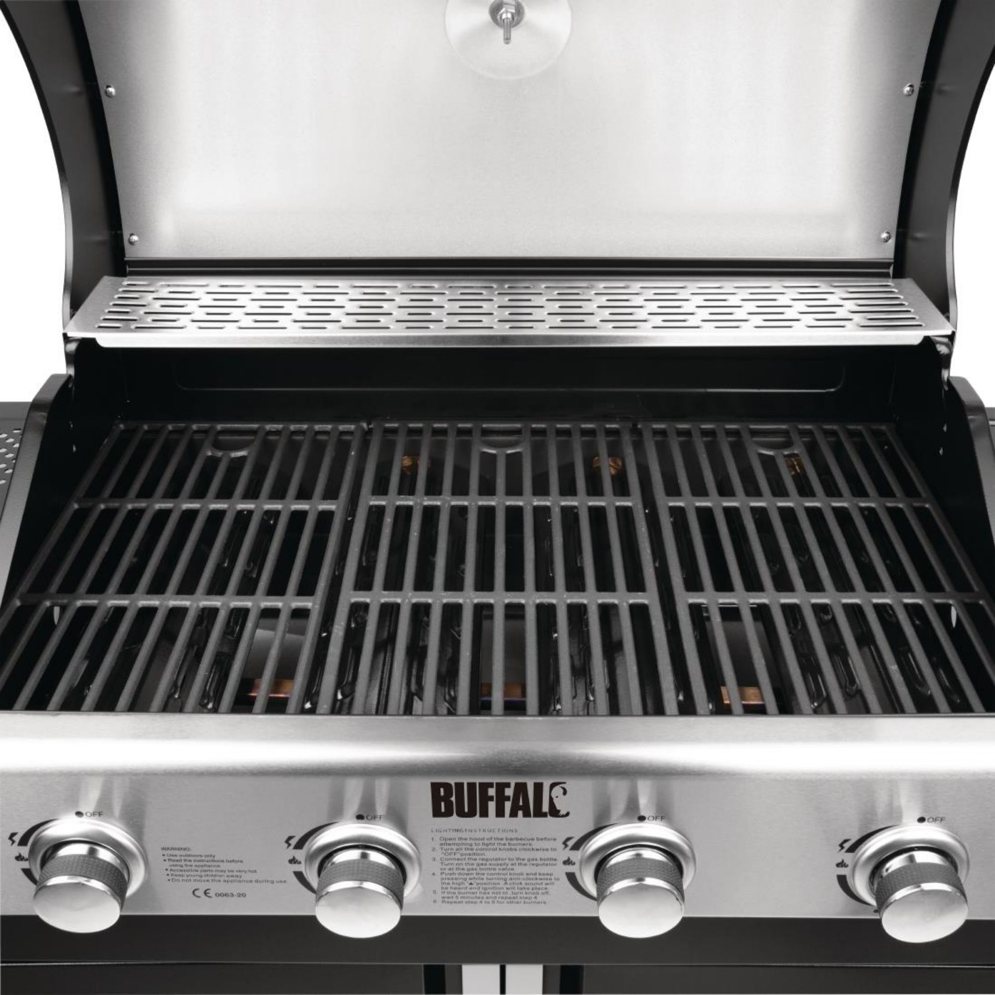 Picture of Buffalo 4 Burner Gas Barbecue with Hob