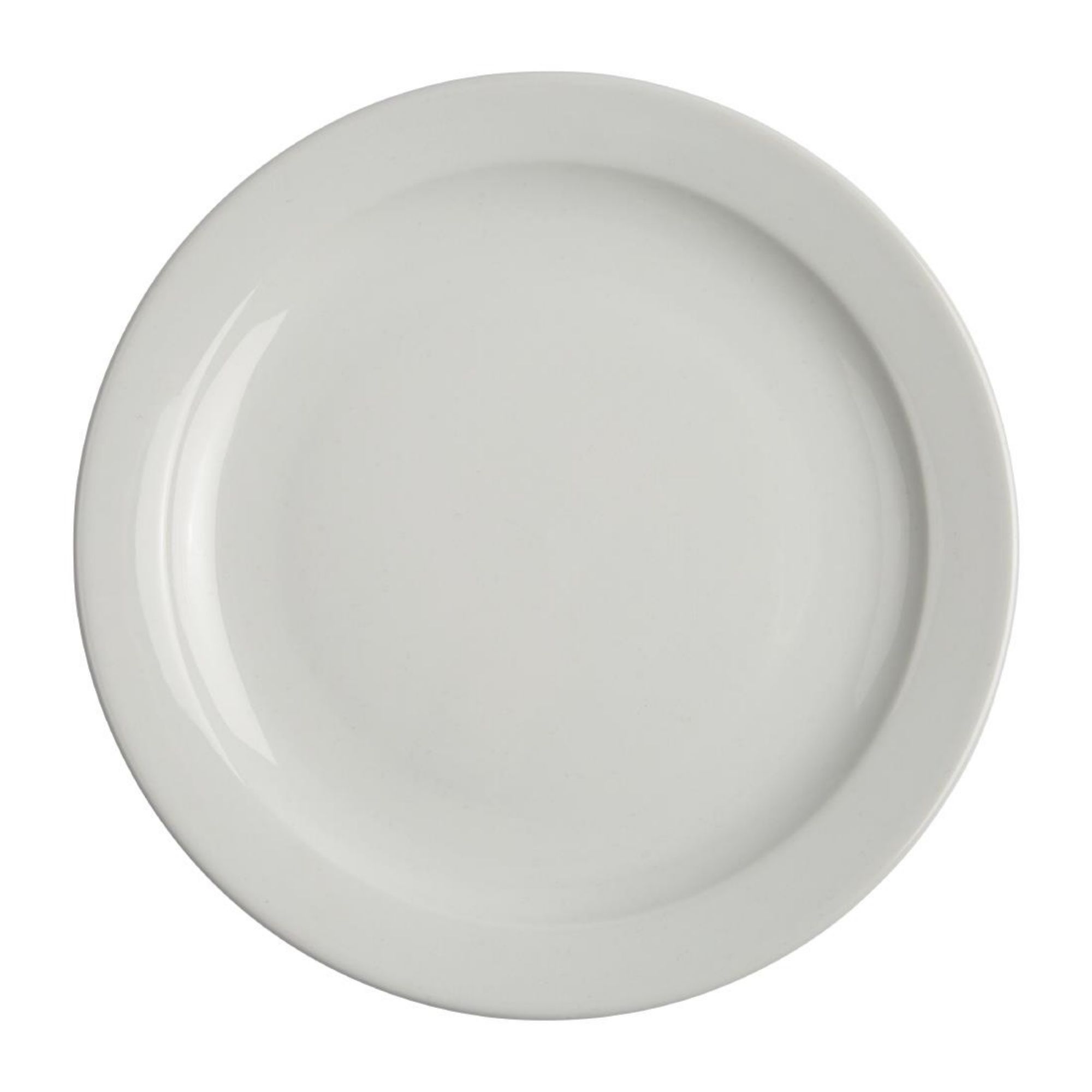 Picture of Olympia Athena Narrow Rimmed Plates 254mm (Pack of 12)