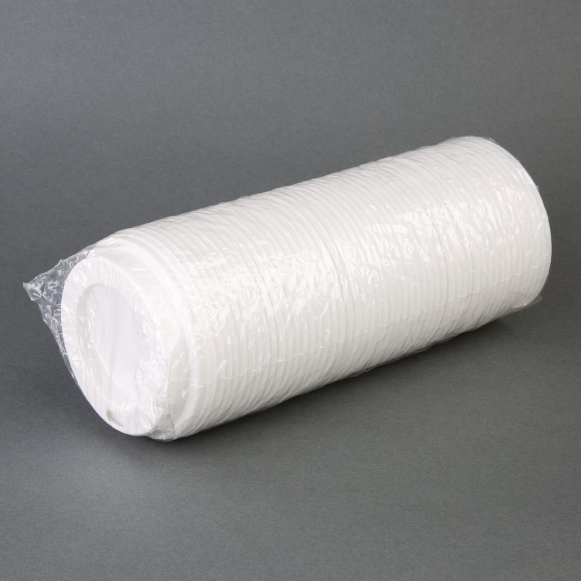 Picture of Fiesta Recyclable Coffee Cup Lids White 225ml / 8oz (Pack of 1000)