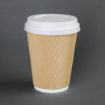 Picture of Fiesta Recyclable Coffee Cup Lids White 225ml / 8oz (Pack of 1000)