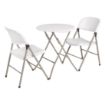 Picture of Bolero Foldaway Utility Chairs White (Pack of 2)
