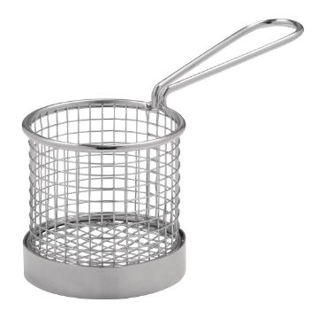 Picture of Olympia Chip Basket Round with Handle 80mm