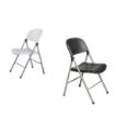 Picture of Bolero Foldaway Utility Chairs White (Pack of 2)