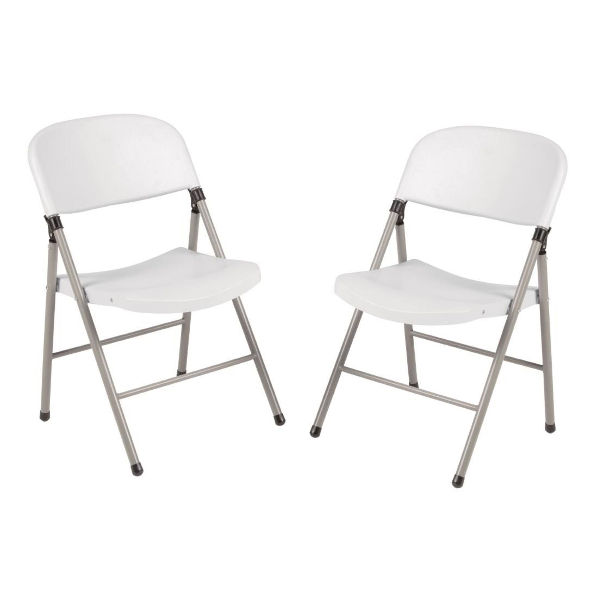 Picture of Bolero Foldaway Utility Chairs White (Pack of 2)