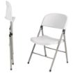 Picture of Bolero Foldaway Utility Chairs White (Pack of 2)