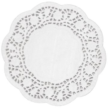 Picture of Olympia Round Paper Doilies 240mm (Pack of 250)
