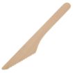 Picture of Fiesta Compostable Disposable Wooden Knives (Pack of 100)