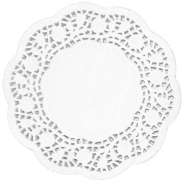 Picture of Olympia Round Paper Doilies 100mm (Pack of 250)