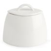 Picture of Olympia Lumina Oval Sugar Bowls with Lids 75mm (6 pack)