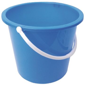Picture of Jantex Round Plastic Bucket Blue 10Ltr