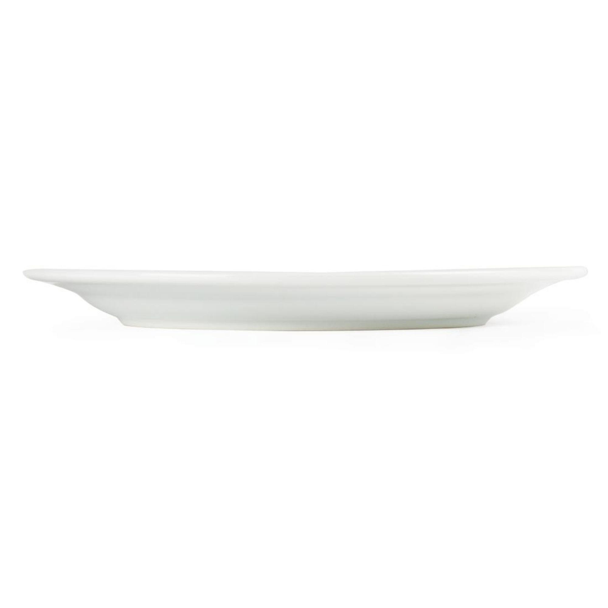 Picture of Olympia Whiteware Wide Rimmed Plates 250mm (Pack of 12)