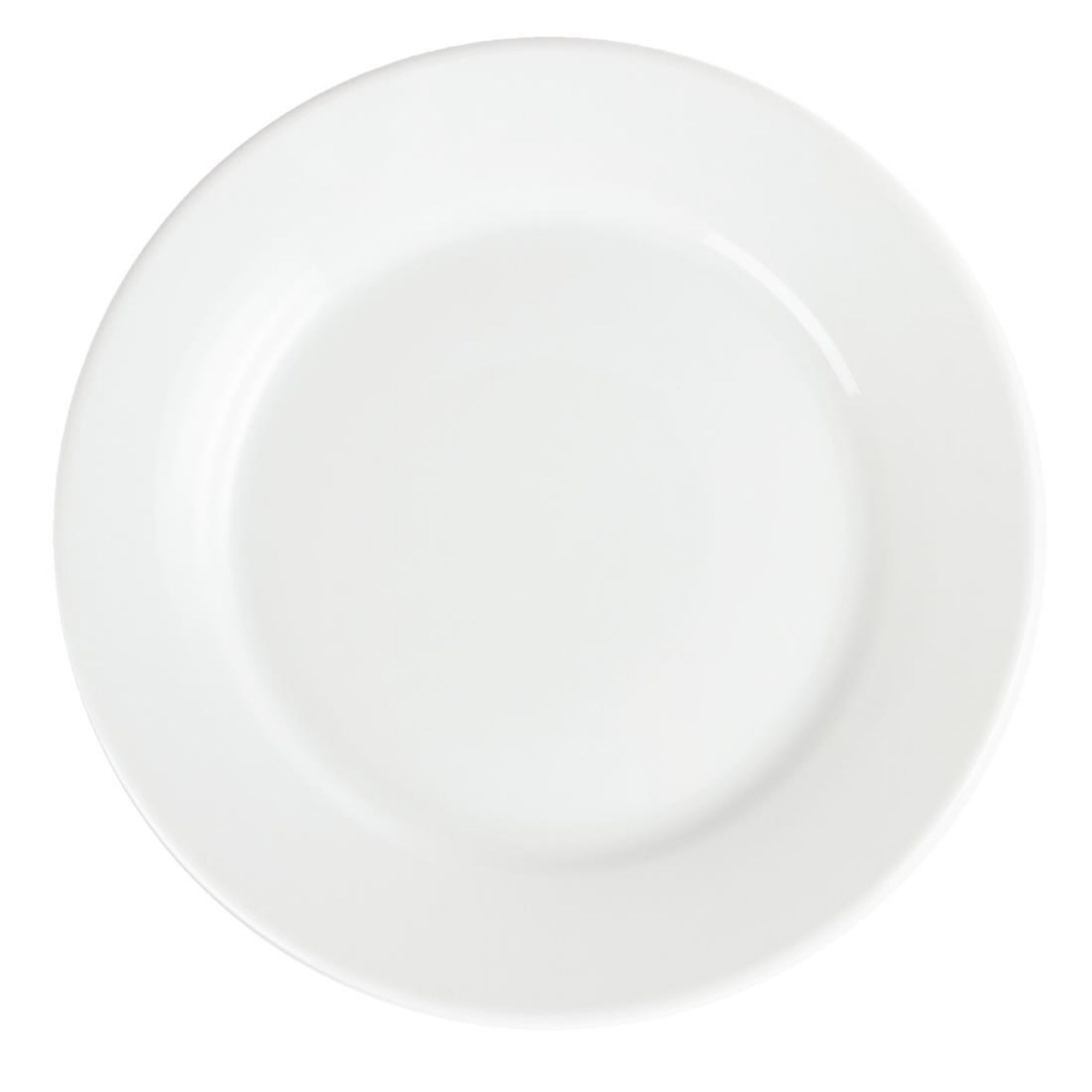 Picture of Olympia Whiteware Wide Rimmed Plates 250mm (Pack of 12)