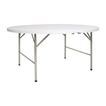 Picture of Bolero 5ft Round Folding Table White