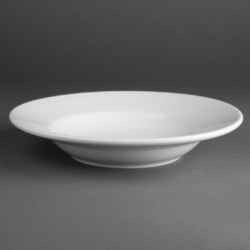 Picture of Olympia Athena Rimmed Soup & Pasta Bowls 228mm 210ml (Pack of 6)