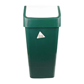 Picture of SYR Polypropylene Swing Bin Green 50Ltr