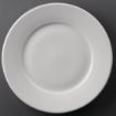 Picture of Olympia Athena Wide Rimmed Plates White 254mm (Pack of 12)