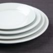 Picture of Olympia Athena Wide Rimmed Plates White 254mm (Pack of 12)