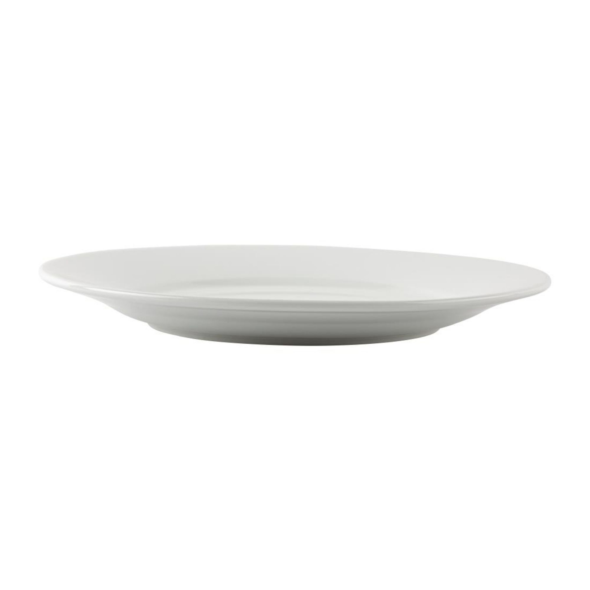 Picture of Olympia Athena Wide Rimmed Plates White 254mm (Pack of 12)