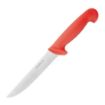 Picture of Hygiplas Stiff Blade Boning Knife Red 15cm