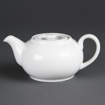 Picture of Olympia Whiteware Teapots 876ml (Pack of 4)