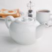 Picture of Olympia Whiteware Teapots 876ml (Pack of 4)