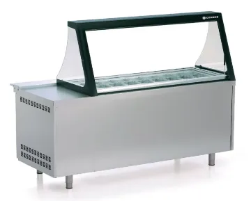 Picture of Coreco PC80-200-27-LGL 3 Door Prep Station with Lift-Up Lid 562 Litres