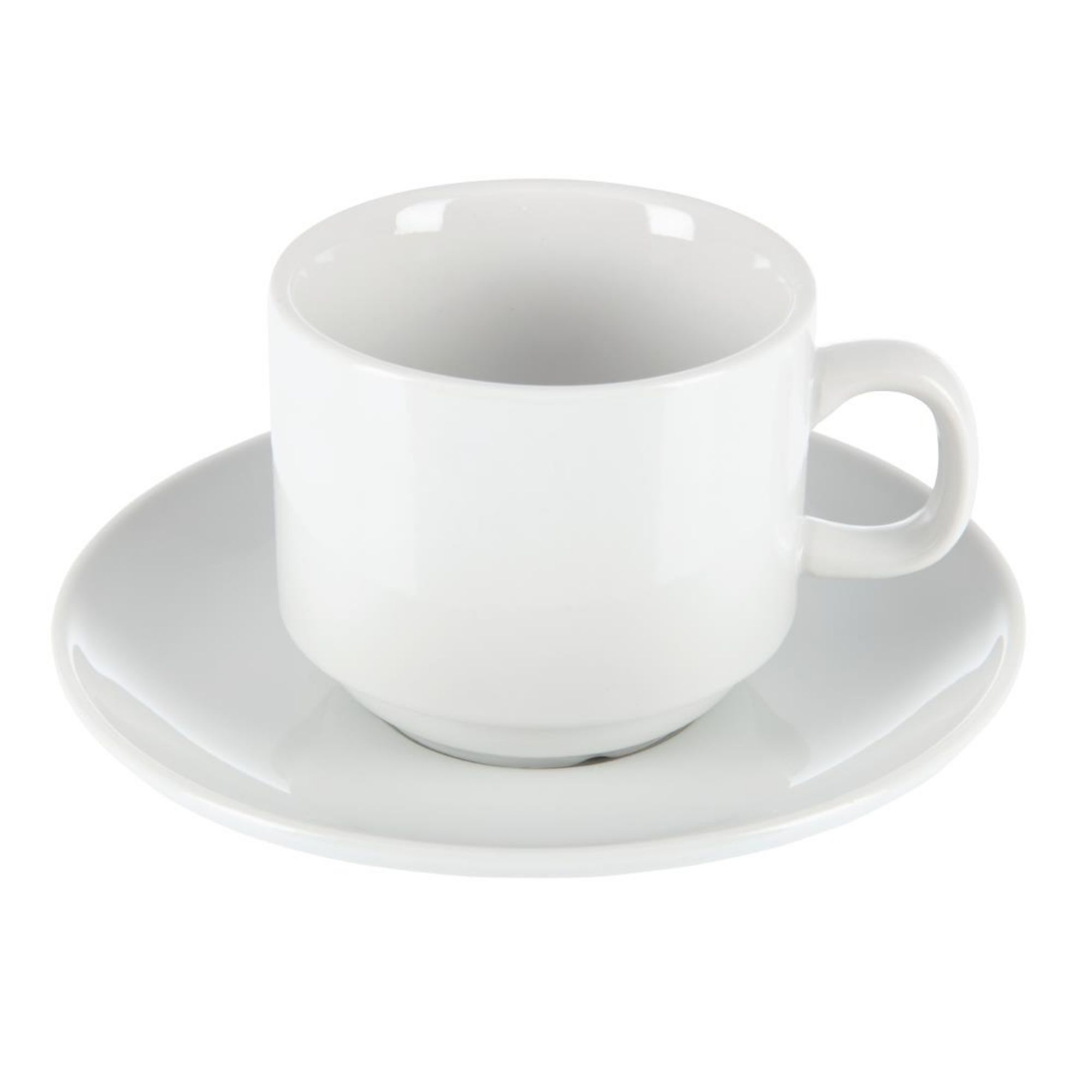 Picture of Olympia Whiteware Stacking Saucers 150mm (Pack of 12)